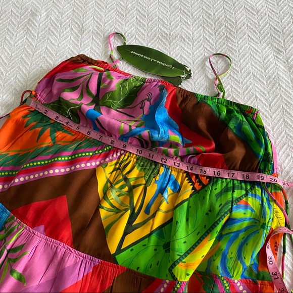 🍍FARM Rio Palila Fringe Midi Dress - Picture 8 of 10